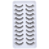 Newcally Cils naturels effet-plume avec bande invisible pour un regard subtil