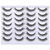 Newcally cils regard naturel 12 mm pour un fini doux et discret