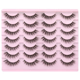 Newcally Cils vison wispy 3D pour un regard naturel et raffiné.