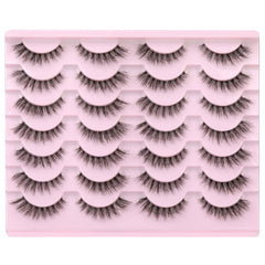 Newcally Cils vison wispy 3D pour un regard naturel et raffiné.