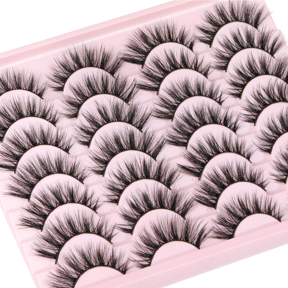 Newcally cils wispy 16mm, regard naturel et ouvert.