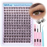 Newcally kit clusters cils wispy naturel pour look quotidien et discret