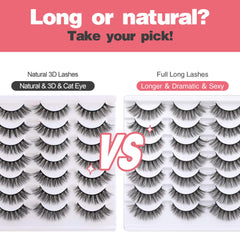 Faux cils Newcally, bande souple et précision lors de l’application.