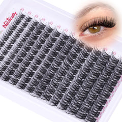Newcally Wispy Lash Clusters etui doux pour rangement pratique et transport facile.
