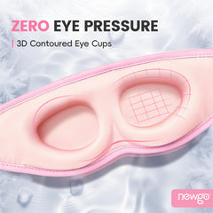 NEWGO masque yeux sans pression 3D, réduction des tensions oculaires possibles