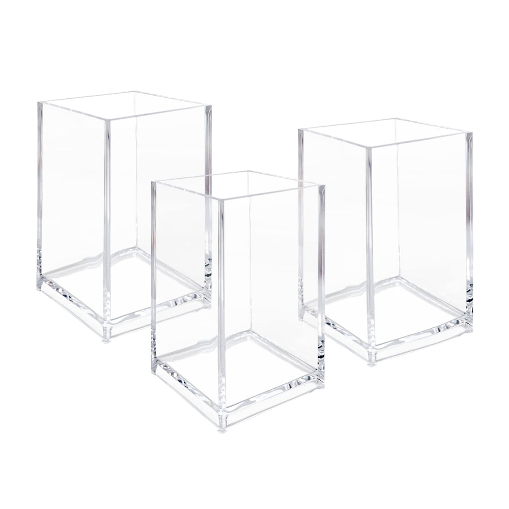 Newkita gobelets acryliques transparents pour cosmétiques, visibilité facile.