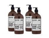 Newport Savon Mains Lavande Sauvage – pompe facile, peau douce et parfum léger.