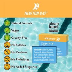 Newton Bay Savon Nageurs - lavage doux du chlore avec olive et coco