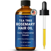 Nexon Botanics Huile Tea Tree Rosemary – bouteille pipette pour cuir chevelu précis.