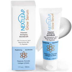 Next Leap Sérum acide tranexamique 10% – bouteille pratique sur étagère