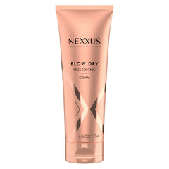 Nexxus Crème de Sèche: bouteille visible, frisottis maîtrisés et volume léger.