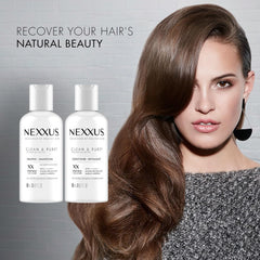 Nexxus Brillance-cheveux nourris, cheveux plus lumineux et faciles à coiffer.