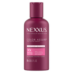 Nexxus Color Assure: conditionneur, bouteille 3oz, éclat de couleur.