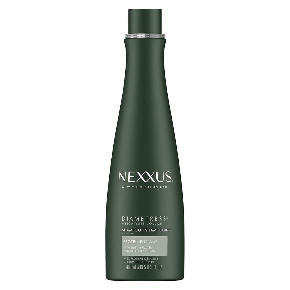 Flacon Nexxus Diametress - shampooing volumisant prêt à l'emploi pour cheveux fins.