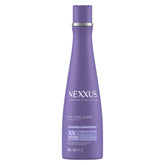 Nexxus Hy-Volume Shampoo, bouteille lumineuse, volume durable dès la première utilisation.