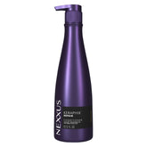 Nexxus Keraphix: bouteille du conditionneur, texture riche pour réparation ciblée.