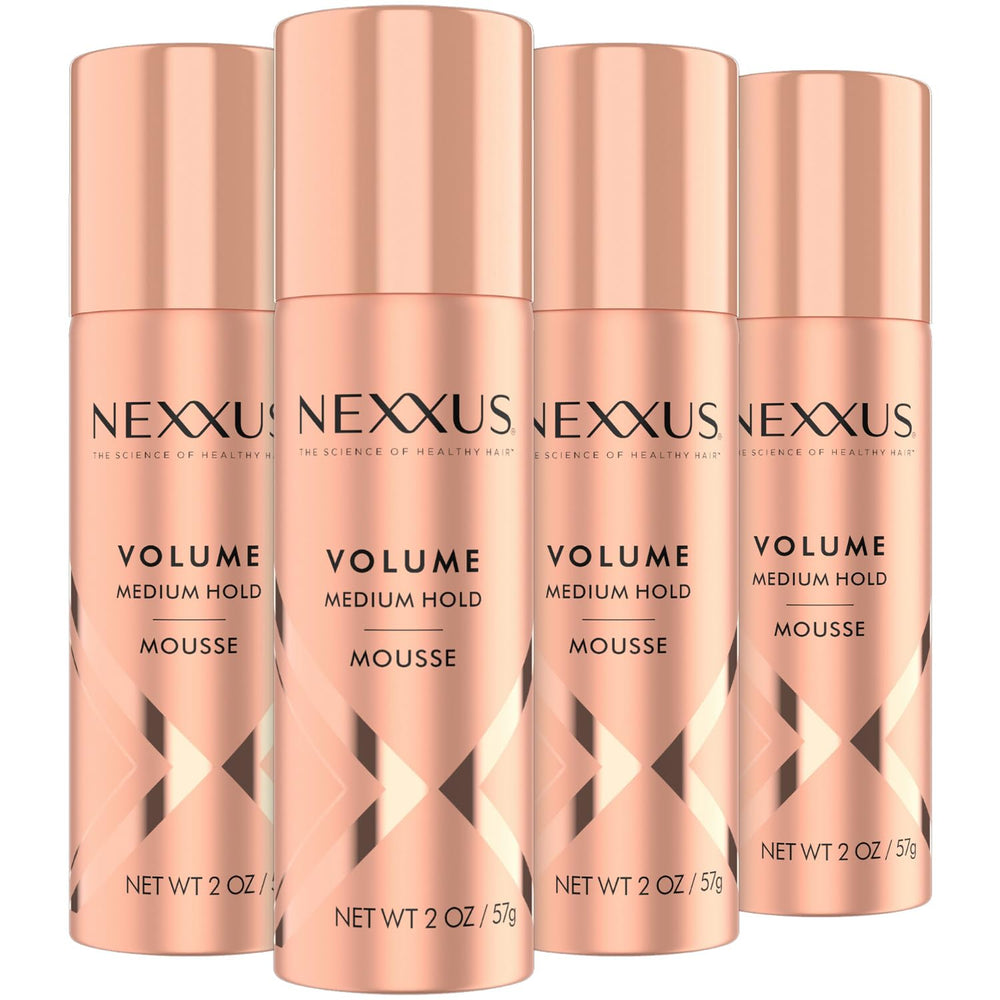 Nexxus Mousse Volume voyage, lot 4x2oz, protection contre l'humidité et vent.