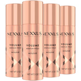 Nexxus Mousse Volume voyage, lot 4x2oz, protection contre l'humidité et vent.