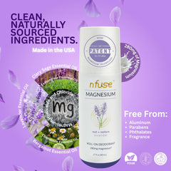 nfuse Déodorant lave Lavande – etiquette naturelle sans aluminium