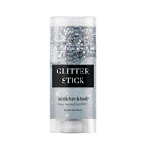 NHIYQF Face et Body Glitter Gel offre une lumière argentée pour visage et corps.