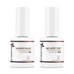 Nicedeco base caoutchouc flacon: base protectrice pour ongles fragiles et irréguliers.