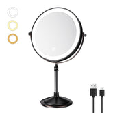 Miroir Nicesail 10x avec grossissement précis pour les détails du maquillage.