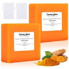 Nicgou savon miel citron curcuma kojic – éclat naturel pour visage et corps.