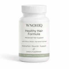 Nichalous Formule Cheveux Sains – flacon et gélules faciles à avaler pour la routine quotidienne.