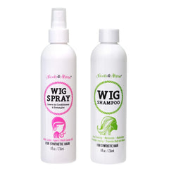 Nicole & Alyssa spray démêlant pour perruques synthétiques, démêle facilement les fibres.