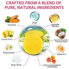 NIFEISHI lingettes quotidiennes curcuma pour soin visage pratique.