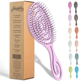 Brosse Ninabella démêlage spirale pour un démêlage sans tiraillement et massage doux.
