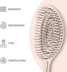 Brosse Ninabella vegan en plastique recyclé, respectueuse de l’environnement