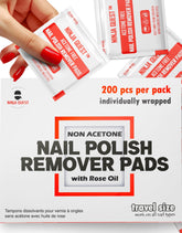 NINJA QUEST pads-démaquillant ongles sans acetone, pratique et emballage individuel.