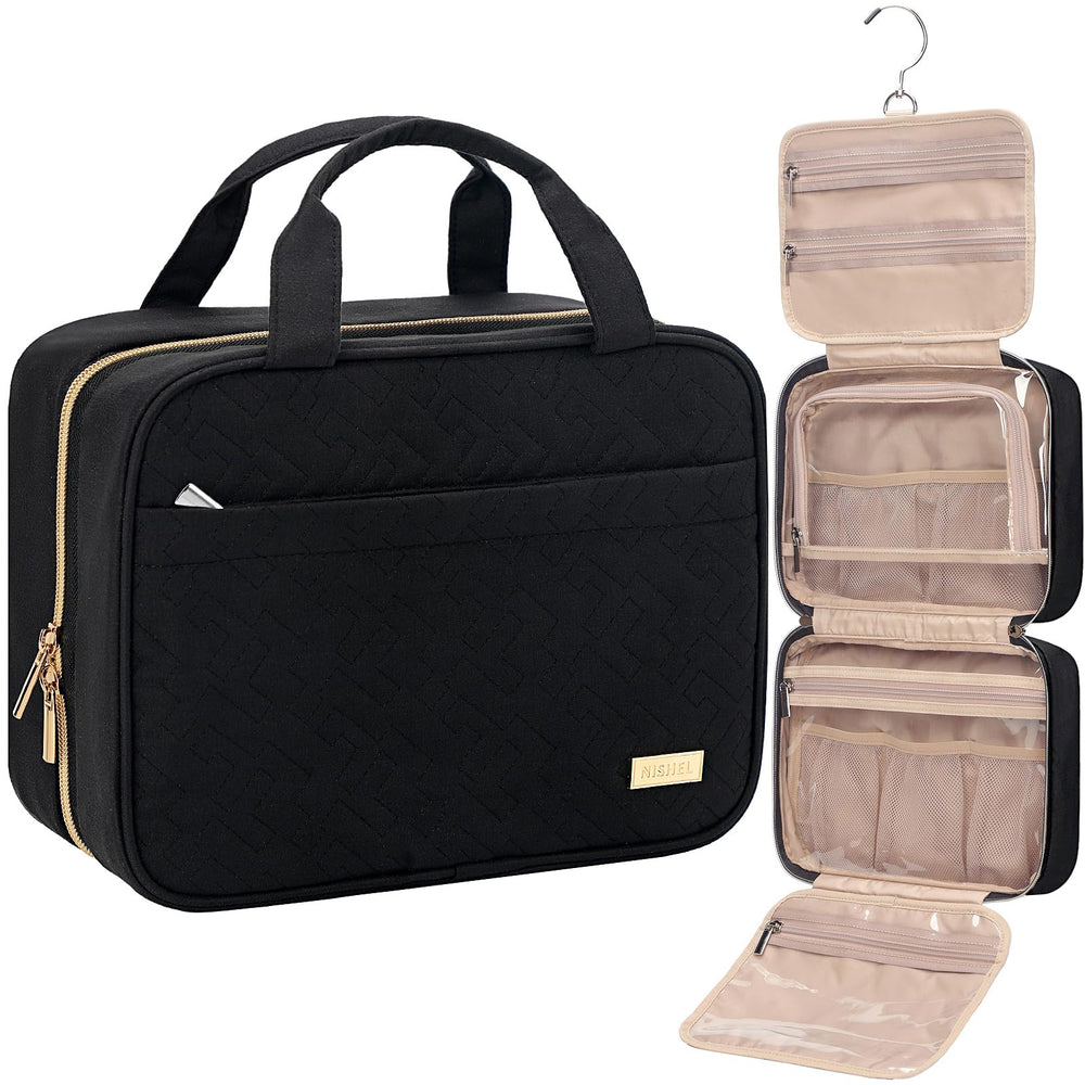 NISHEL sac d'hygiène de voyage suspendu, pratique à accrocher.