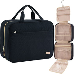 NISHEL sac toilettes voyage grand format idéal pour emporter tous vos essentiels.