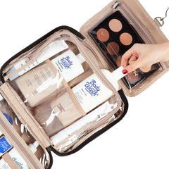 Trousse NISHEL design transparent, vue d’ensemble des articles