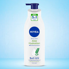 Texture crème NIVEA Aloe Hydration sur la peau.