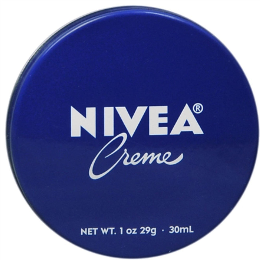 Crème NIVEA en boîte 28 g, soin hydratant polyvalent pour visage, corps et mains.