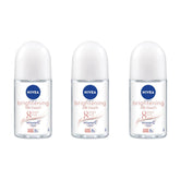 NIVEA Extra Brightening bottle-dispense view highlighting quick absorption and lightweight feel