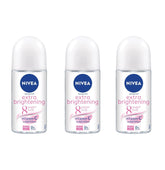 NIVEA Extra Brightening Flavor roll-on deodorant pack on display for daily freshness