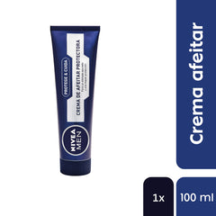 NIVEA MEN Crème de rasage douce – application facile sur peau humide.
