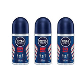 NIVEA MEN Déodorant Roll-On, bouteille 50 ml, protection jusqu’à 48 h pour une fraîcheur masculine.