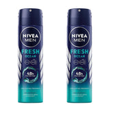 NIVEA MEN Fresh Ocean Déodorant flacon bleu — fraîcheur durable.