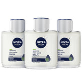 NIVEA MEN Sensitive après-rasage, bouteille, hydratation durable après rasage.