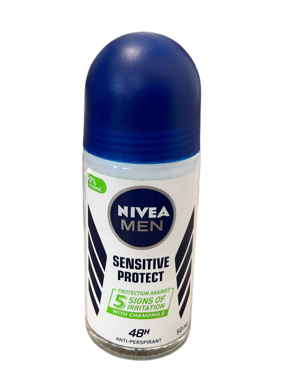 NIVEA MEN Sensitive Protect anti-perspirant 50 ml, protection longue durée et fraîcheur.