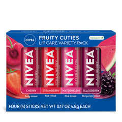 Baume NIVEA fruits cerise: hydratation durable et couleur légère.