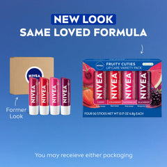 Baume NIVEA fruits fraise: tint subtil et éclat naturel.
