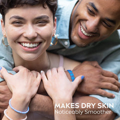 Texture soyeuse de NIVEA Shea Nourish pour peau douce.