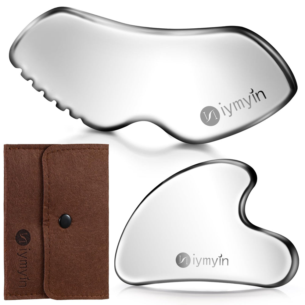 Niymyin Gua Sha visages et corps en acier inoxydable pour raffermir et relaxer.