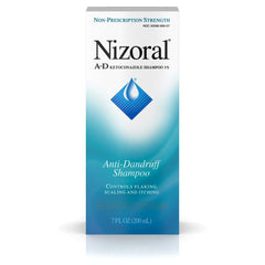 Pack de 2 Nizoral A-D, shampoing bleu, pratique pour une utilisation en duo.